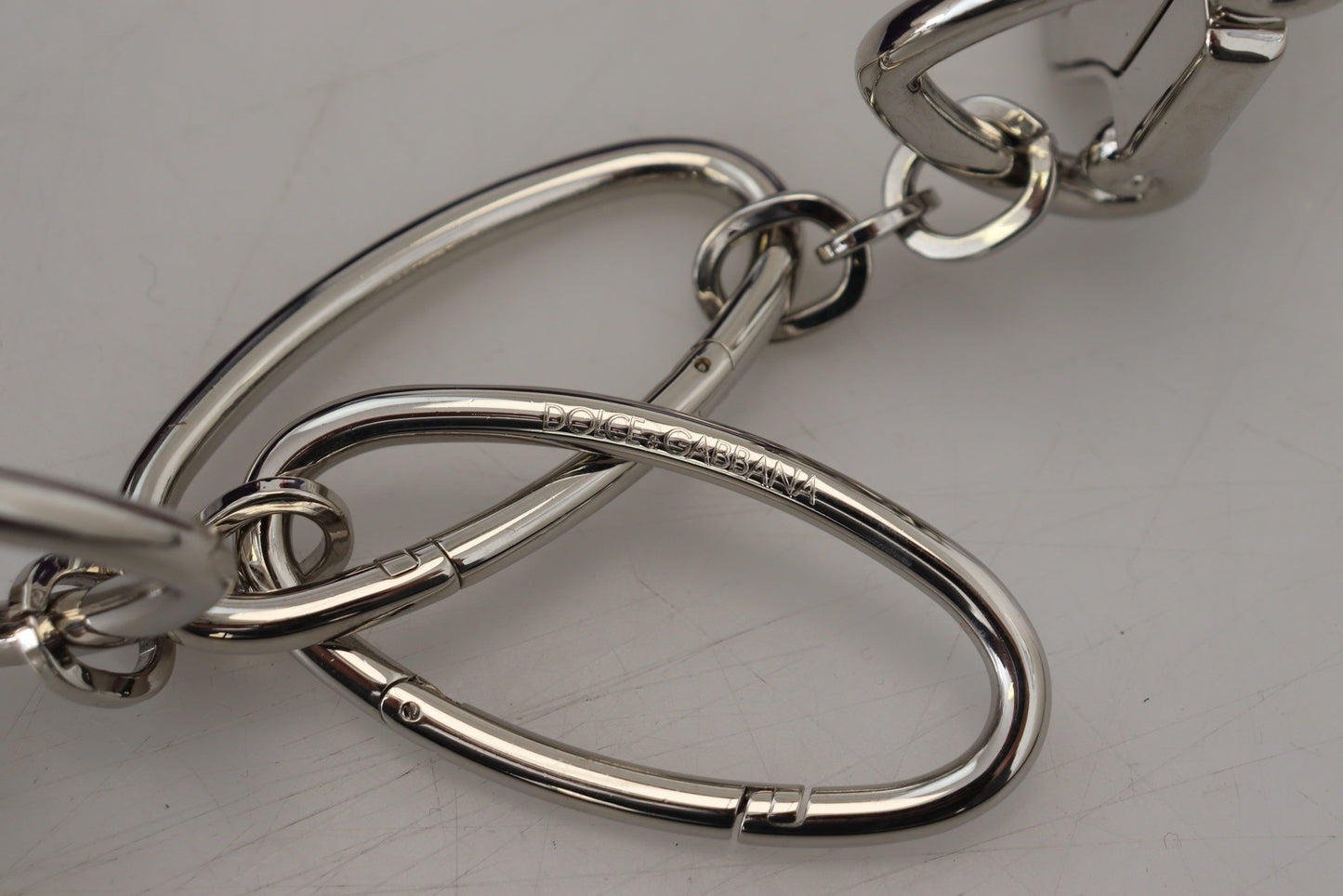 Bandoulière en métal à appliqués floraux multicolores Dolce & Gabbana