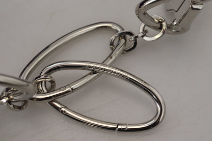 Bandoulière en métal à appliqués floraux multicolores Dolce & Gabbana