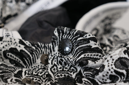 Dolce & Gabbana Chapeau en coton à imprimé floral blanc, taille unique