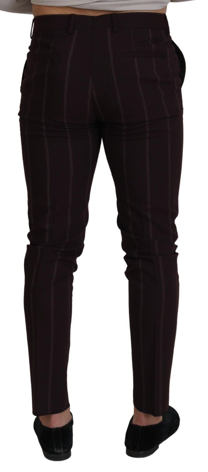 Pantalon rayé brun pour homme en coton Dolce &amp; Gabbana