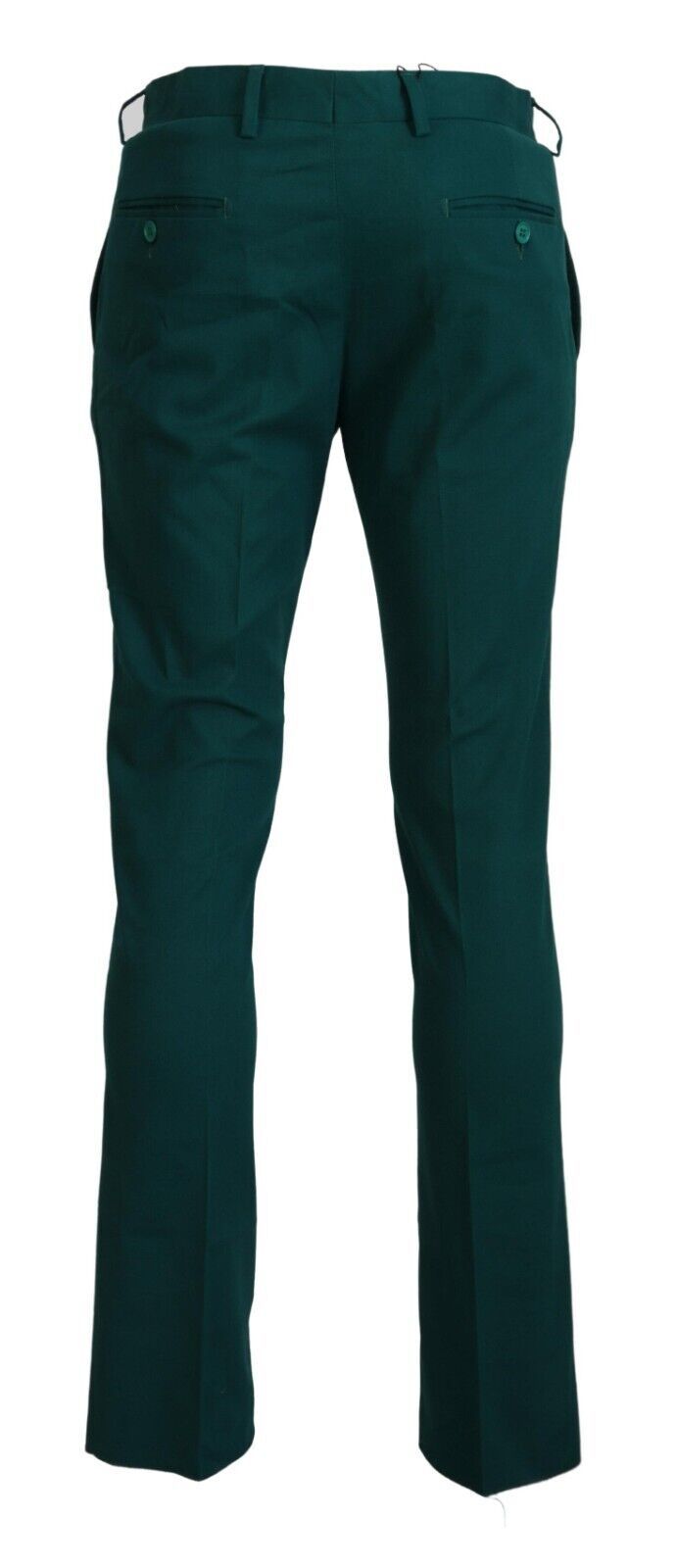 BENCIVENGA Groene, rechte, formele herenbroek