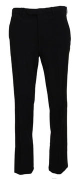 BENCIVENGA Pantalon habillé noir, coupe droite, pour homme