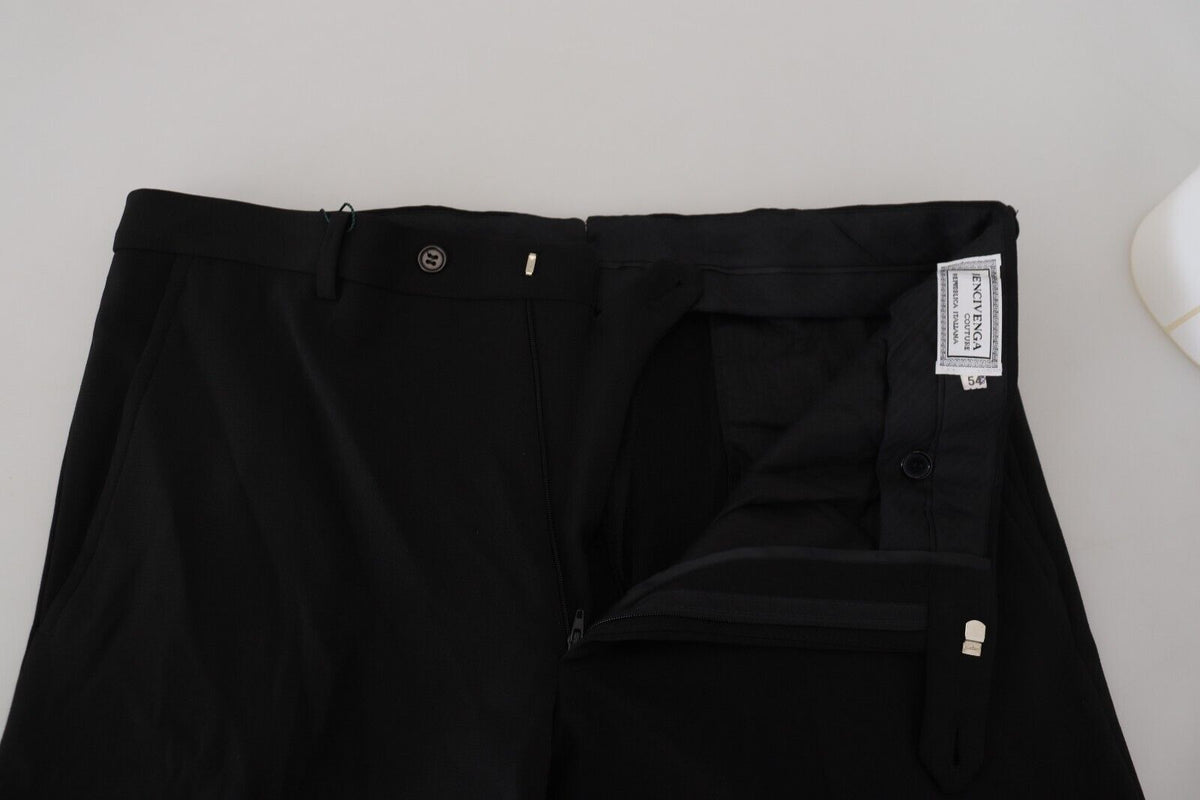 BENCIVENGA Pantalon habillé noir, coupe droite, pour homme