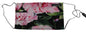 Masque facial plissé à motif floral noir Dolce & Gabbana avec élastiques et attaches pour les oreilles