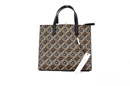 Marc Jacobs Mini Grind Signet lederen crossbody tas/handtas met bedrukte print