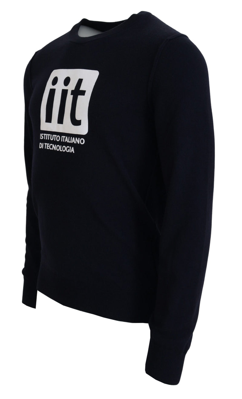 Pull en cachemire bleu IIT de Dolce & Gabbana
