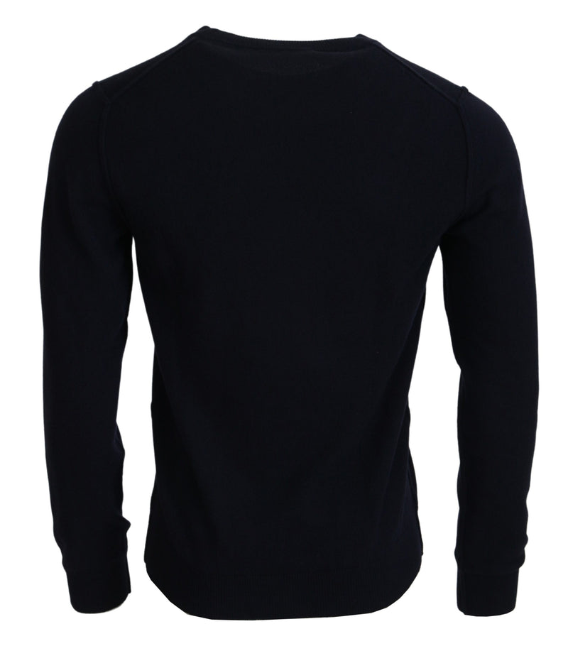 Pull en cachemire bleu IIT de Dolce & Gabbana
