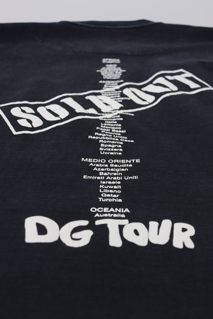 Dolce & Gabbana Black D&G Fashion Round Neck Cotton T-shirt