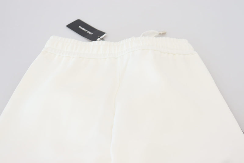 Dolce & Gabbana White DG Logo Sweatpants