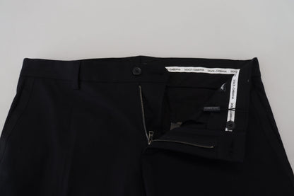 Dolce & Gabbana zwarte chineto-broek van katoen voor heren