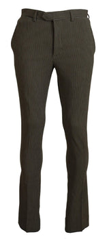 Pantalon homme en coton pur rayé multicolore BENCIVENGA