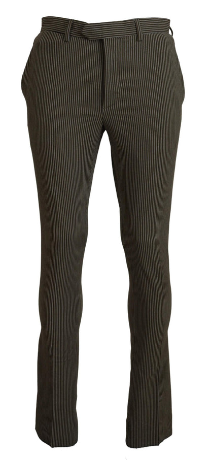 Pantalon homme en coton pur rayé multicolore BENCIVENGA
