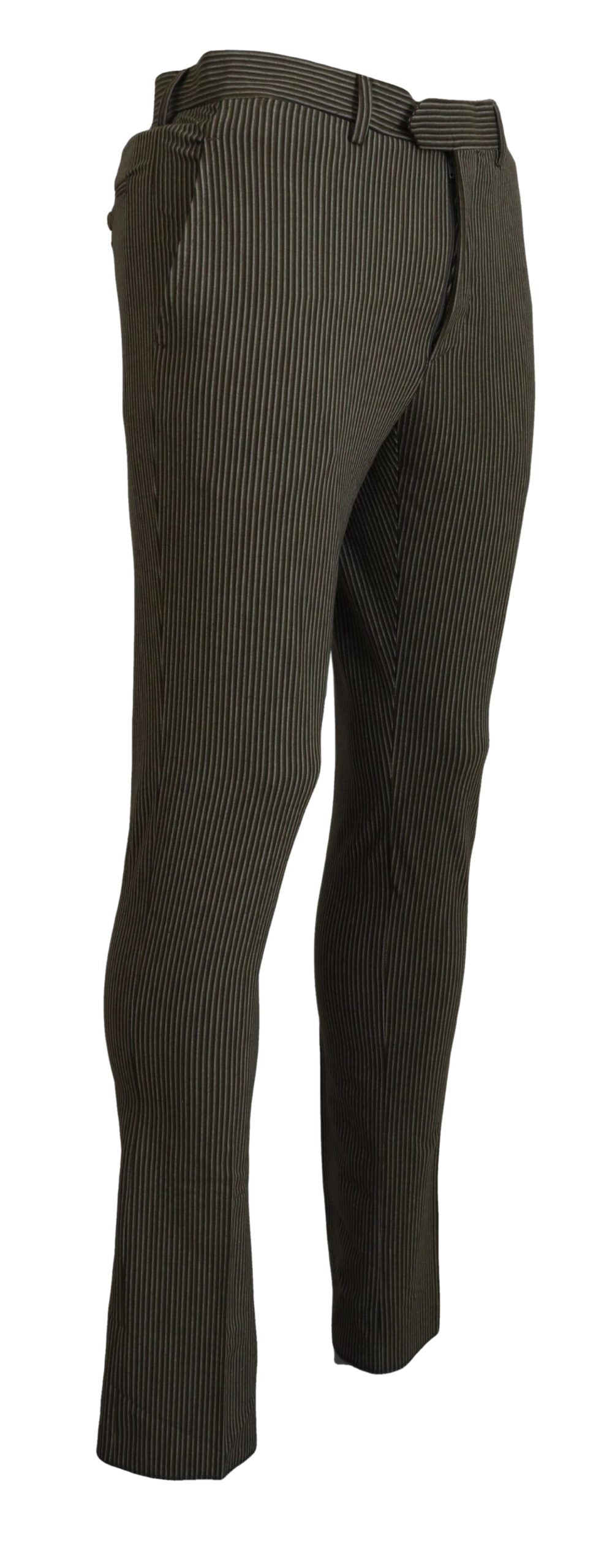 Pantalon homme en coton pur rayé multicolore BENCIVENGA