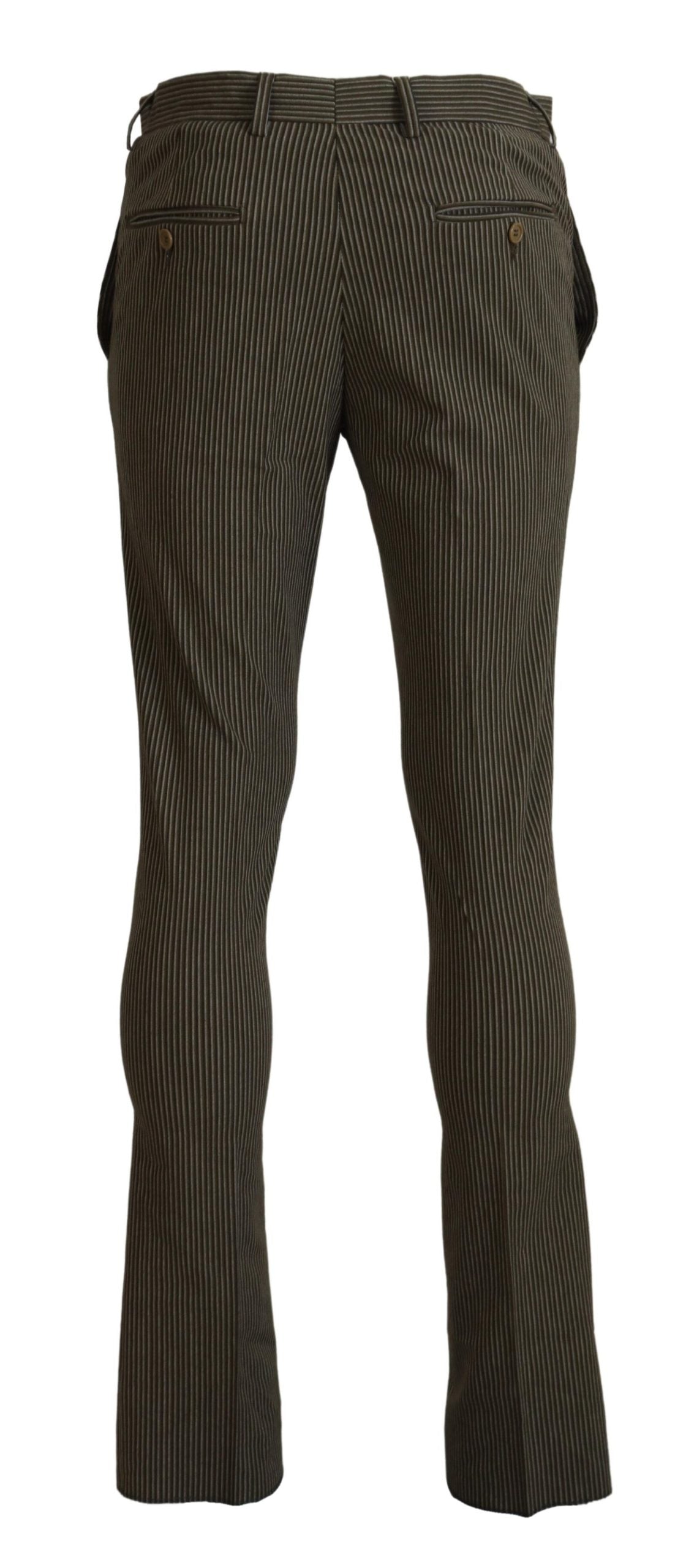 Pantalon homme en coton pur rayé multicolore BENCIVENGA
