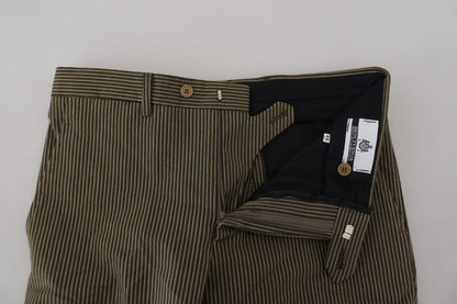 Pantalon homme en coton pur rayé multicolore BENCIVENGA