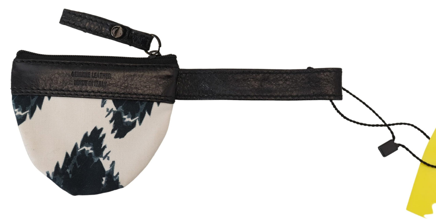 Kostuum Nationaal Wit Echt Lederen Muntenbeurs Riem Portemonnee