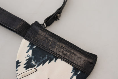 Kostuum Nationaal Wit Echt Lederen Muntenbeurs Riem Portemonnee