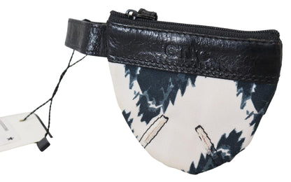 Kostuum Nationaal Wit Echt Lederen Muntenbeurs Riem Portemonnee