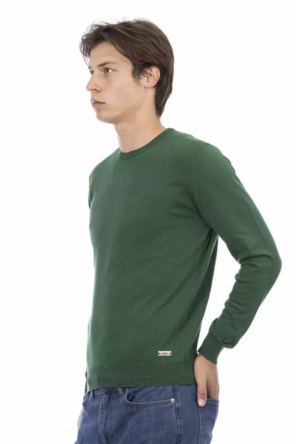 Pull en coton vert pour homme Baldinini Trend