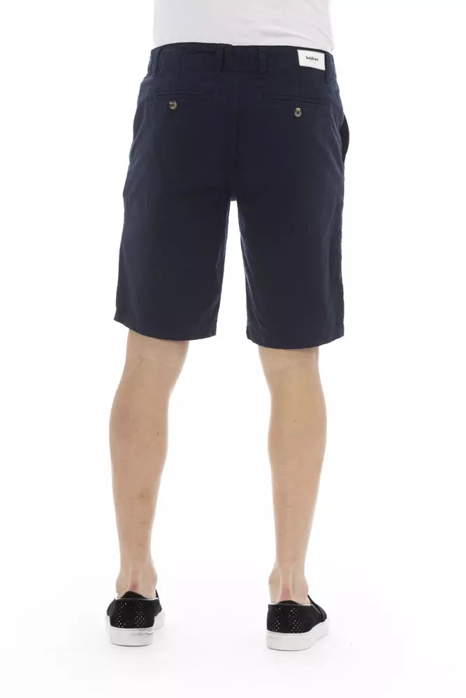 Short Bermuda en coton bleu pour homme de Baldinini Trend