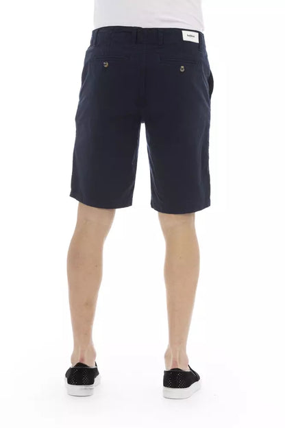 Baldinini Trend Bermuda Short voor heren in blauw katoen