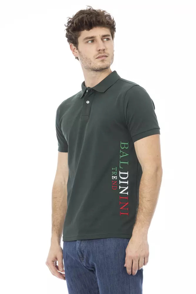 Baldinini Trend Groene Katoenen Polo Shirt voor Heren