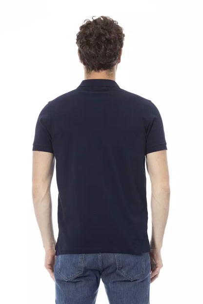 Baldinini Trend Blauw Katoenen Polo Shirt voor Heren