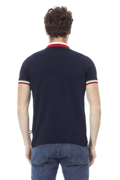 Baldinini Trend Blauw Katoenen Polo Shirt voor Heren