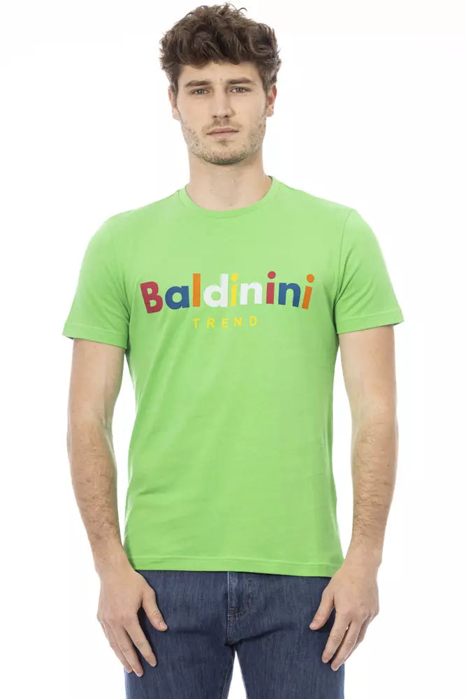 Baldinini Trend Groen Katoenen Heren T-Shirt