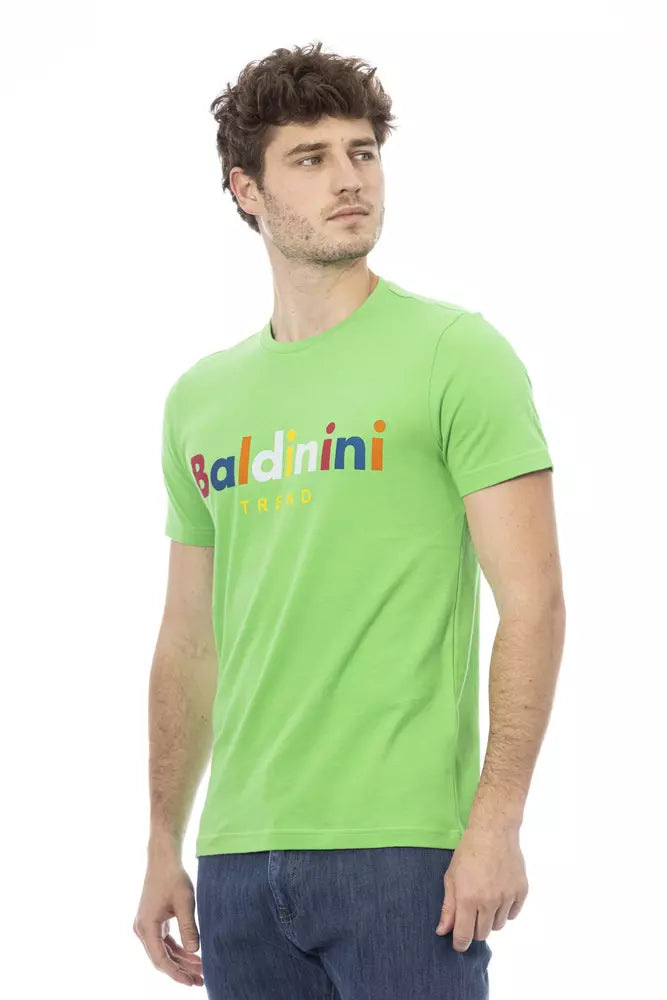 Baldinini Trend Groen Katoenen Heren T-Shirt