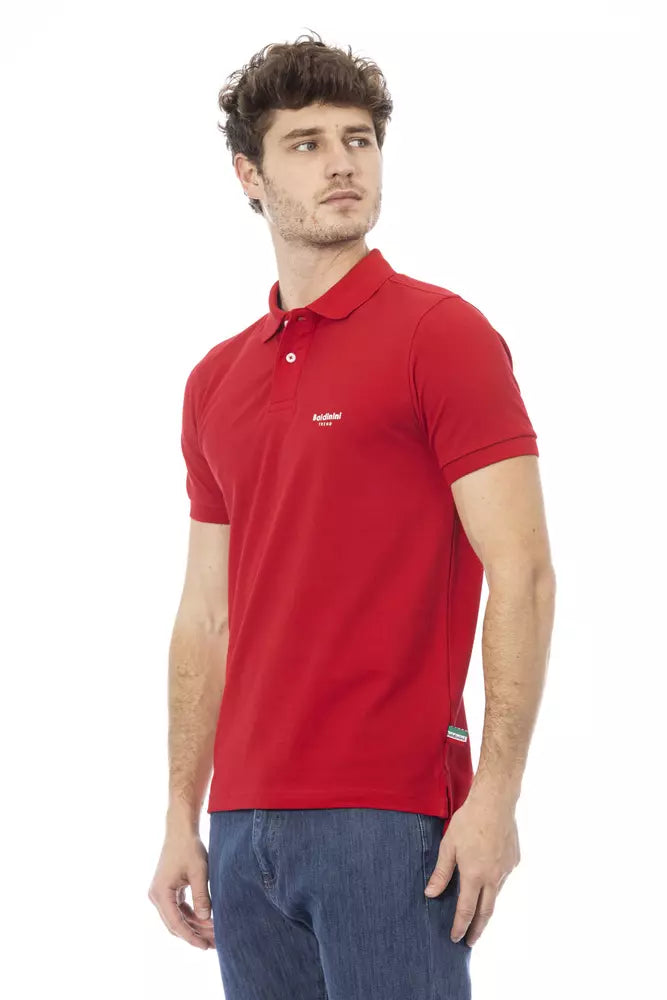Baldinini Trend Rood Katoenen Heren Poloshirt