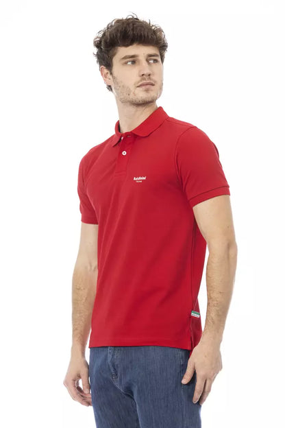 Baldinini Trend Rood Katoenen Heren Poloshirt