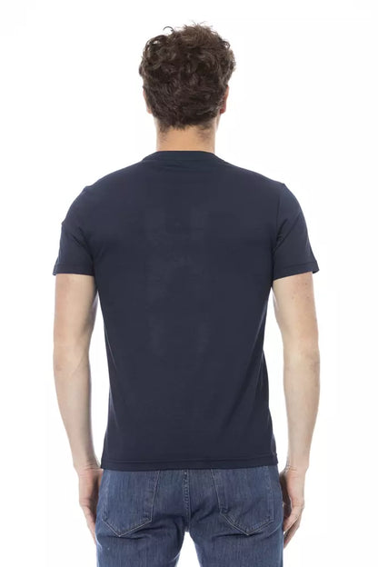 Baldinini Trend Blauw Katoenen Heren T-Shirt