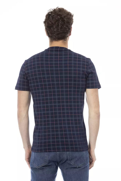 Baldinini Trend Blauw Katoenen Heren T-Shirt