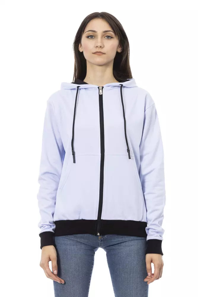 Baldinini Trend Purple Cotton Women Sweater - Luxe et Confort