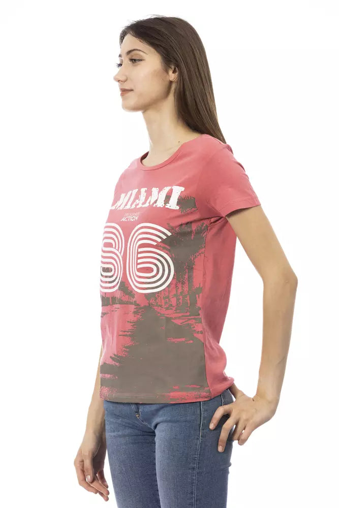 T-shirt Femme Multicolore Trussardi Action en Coton