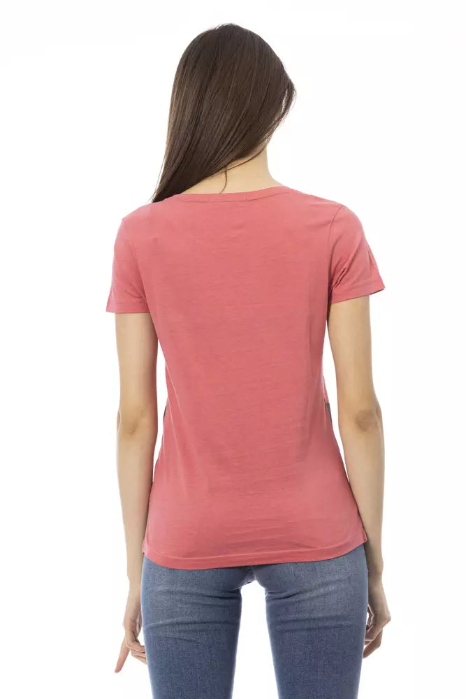 T-shirt Femme Multicolore Trussardi Action en Coton