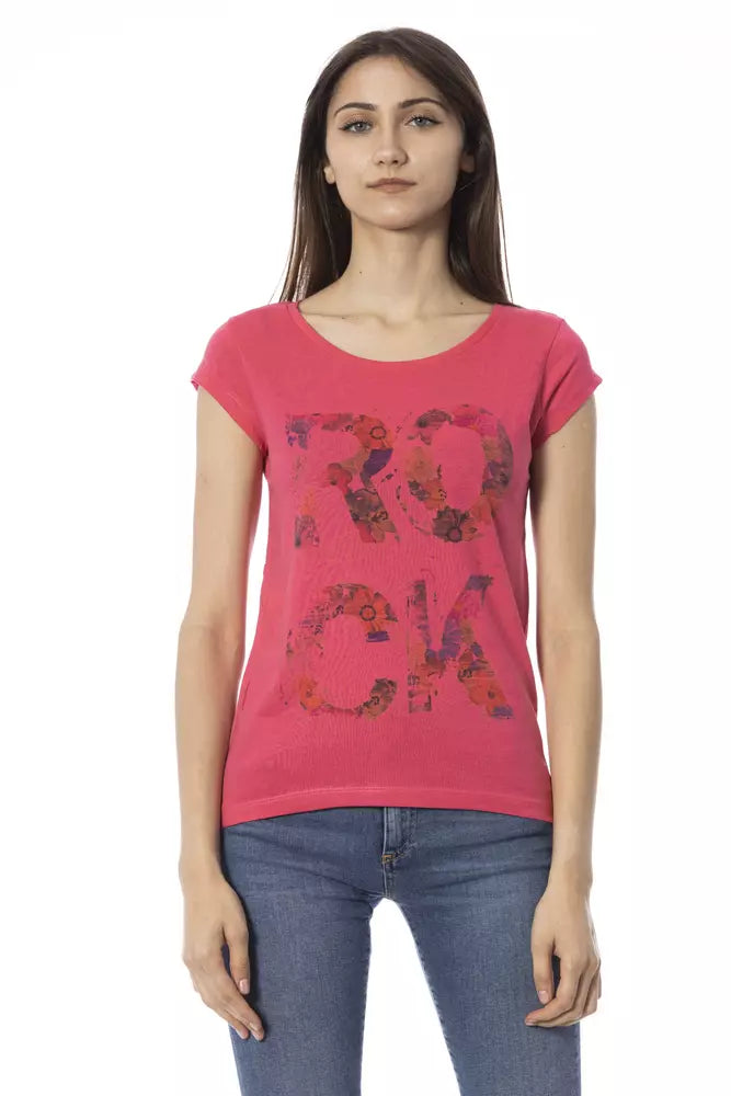 Trussardi Action T-shirt Multicolore en Coton pour Femme - Élégance Confort