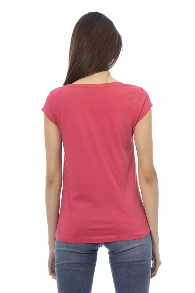 Trussardi Action T-shirt Multicolore en Coton pour Femme - Élégance Confort