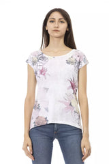 Trussardi Action White Cotton Women T-Shirt - Chic Casual Wear