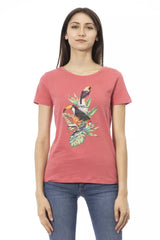 Trussardi Action T-Shirt Femme Multicolore en Coton