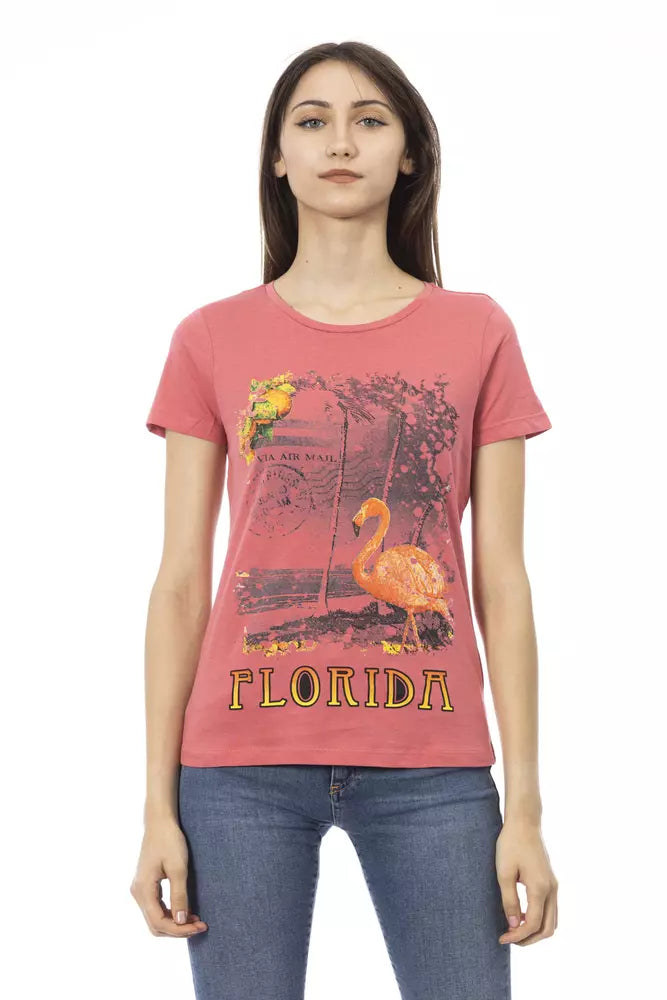 Trussardi Action T-shirt Femme Multicolore en Coton