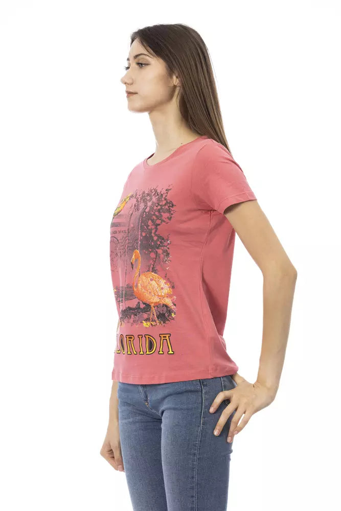 Trussardi Action T-shirt Femme Multicolore en Coton