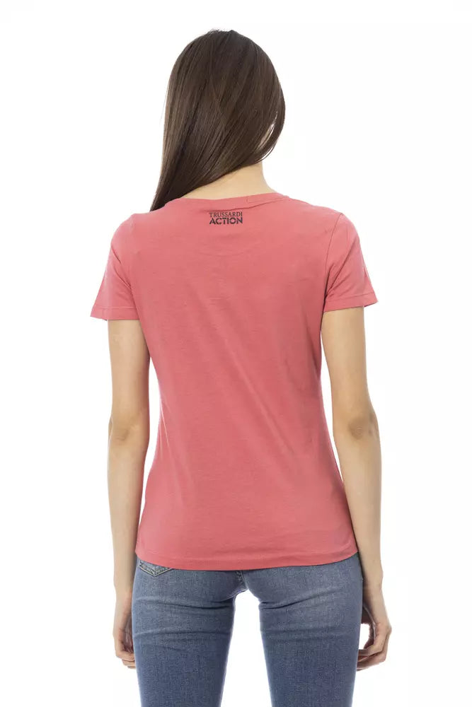 Trussardi Action T-shirt Femme Multicolore en Coton