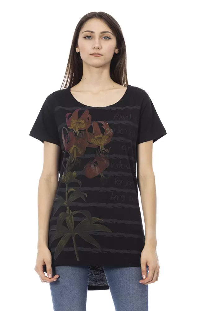 Trussardi Action T-Shirt Femme Noir - Élégance et Confort