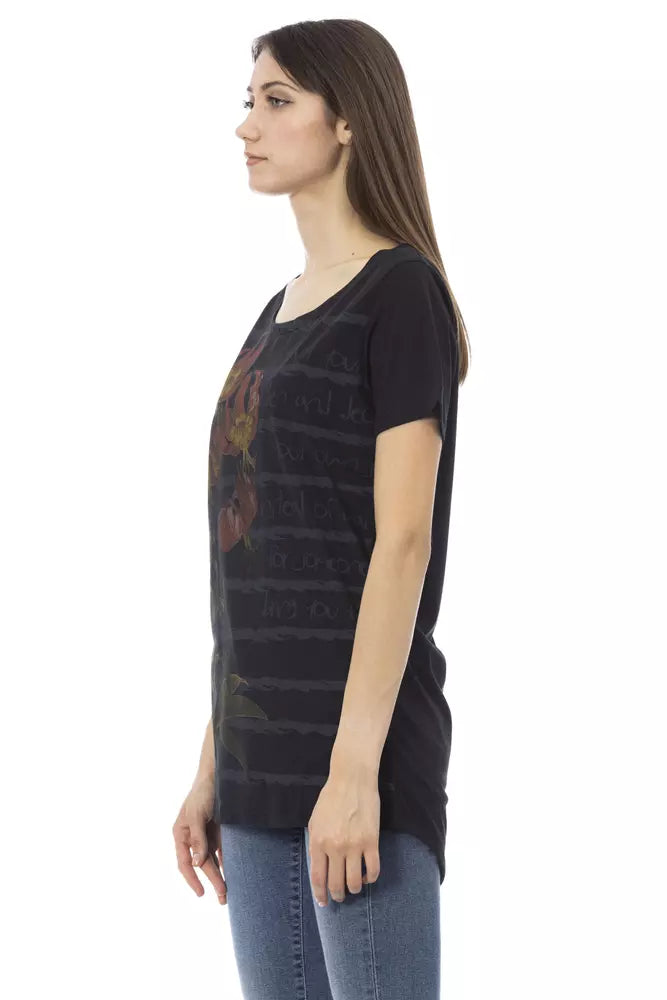 Trussardi Action T-Shirt Femme Noir - Élégance et Confort