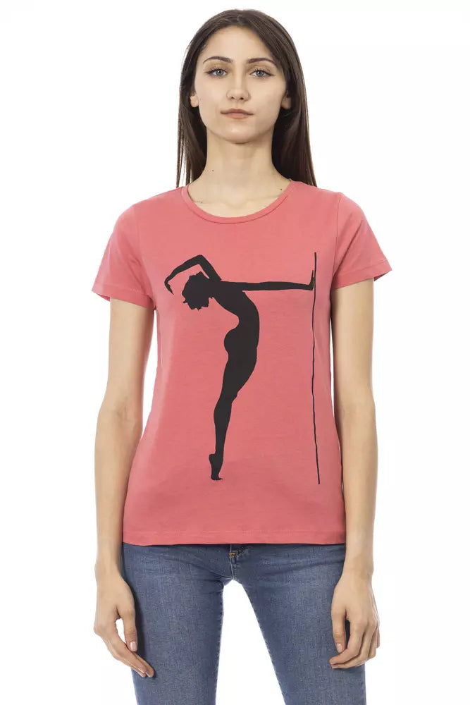 Trussardi Action T-Shirt Femme Multicolore en Coton