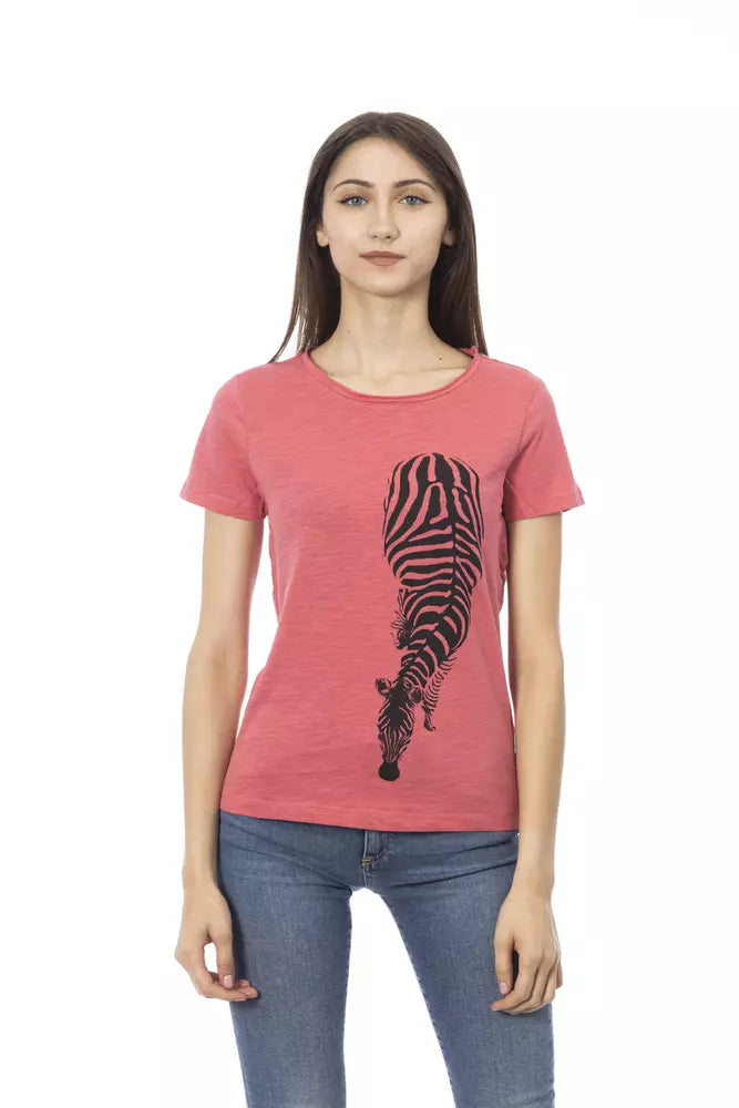 Trussardi Action T-Shirt Femme Multicolore en Coton