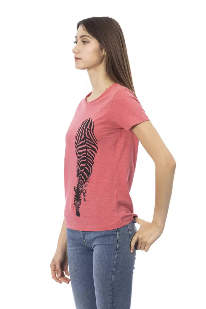 Trussardi Action T-Shirt Femme Multicolore en Coton