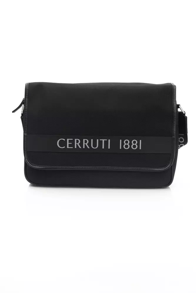 Sac bandoulière Cerruti 1881 en nylon noir pour femme